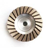 Turbo diamond grinding cup wheel for ceramic tile