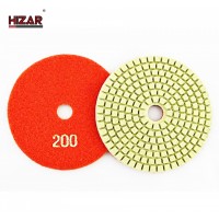 Wet and dry use diamond polishing pad for granite and marble