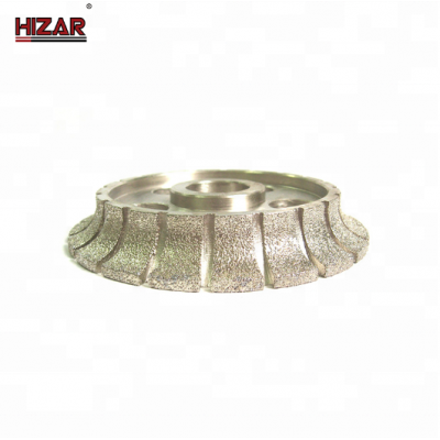 HIZAR HW series diamond v shape or bullnose grinding wheel