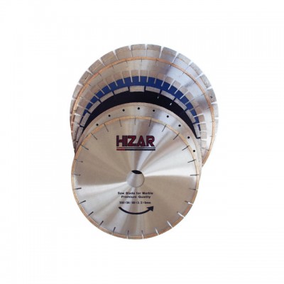 HIZAR 350mm granite marble stone diamond cutting tools circular saw blade