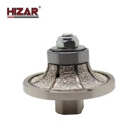 HIZAR HWRV vacuum brazed  profiling wheel bit for marble&granite