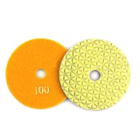 4 inch Dry use diamond polishing pad for granite and marble